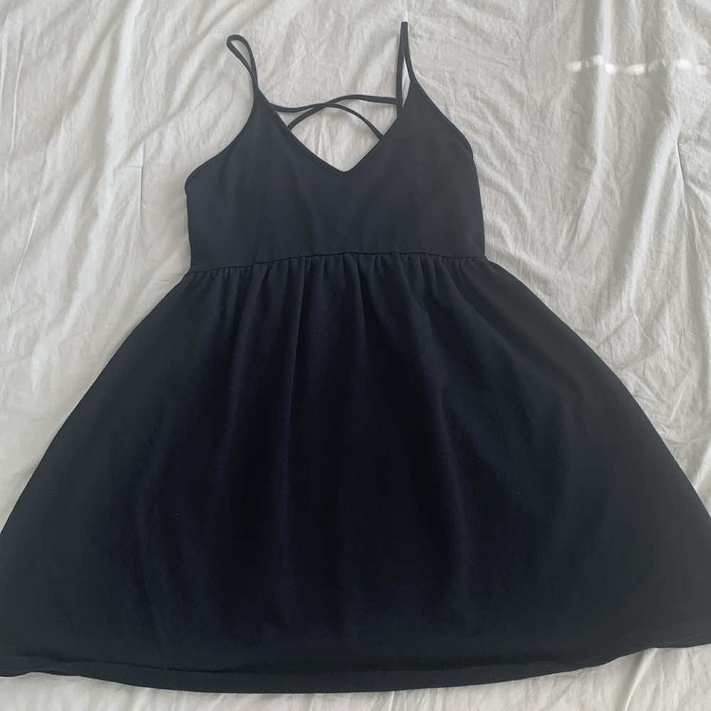 Black Baby Doll Style Dress